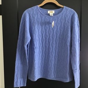 Talbots Cashmere Cabled Sweater